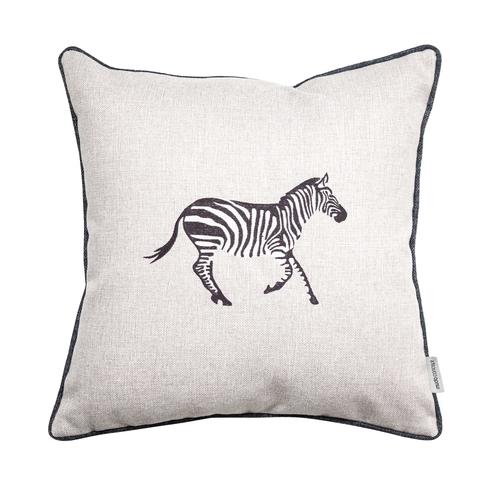  WILD ZEBRA KIRLENT GRİ 43X43