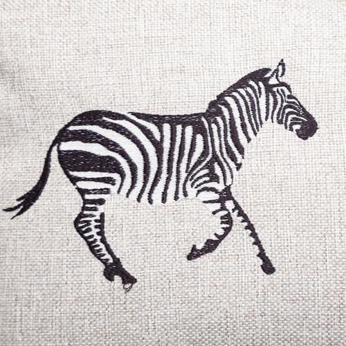 WILD ZEBRA KIRLENT GRİ 31X50