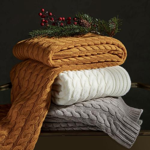  ROWAN DİZ ÜSTÜ BATTANİYE BEJ 130X170