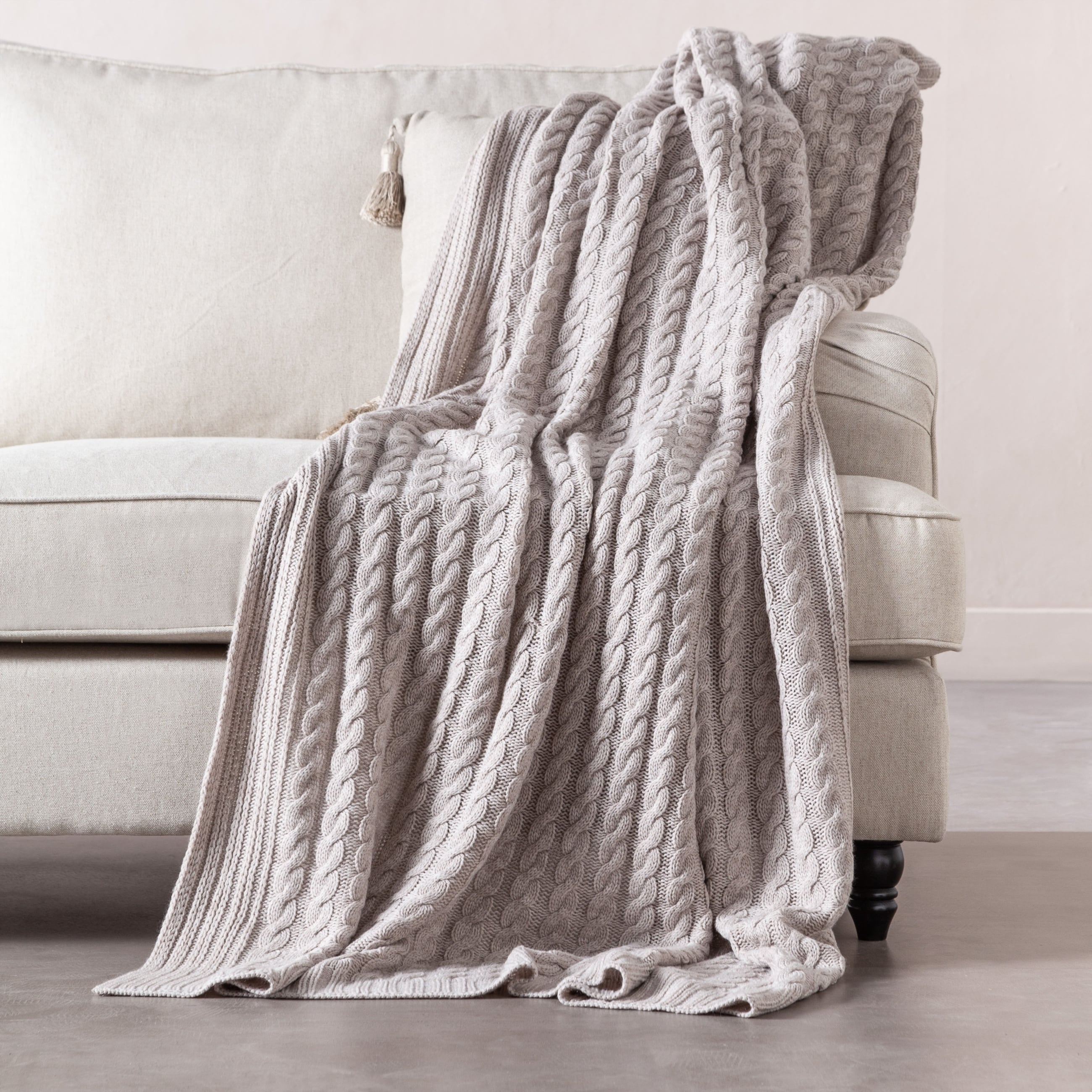 ROWAN DİZ ÜSTÜ BATTANİYE BEJ 130X170