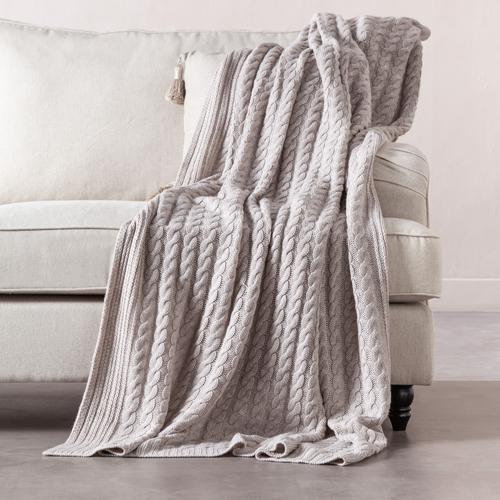  ROWAN DİZ ÜSTÜ BATTANİYE BEJ 130X170