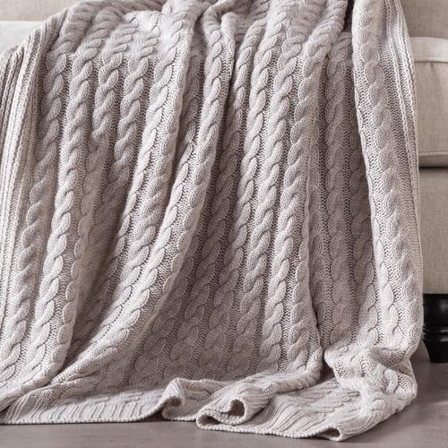  ROWAN DİZ ÜSTÜ BATTANİYE BEJ 130X170