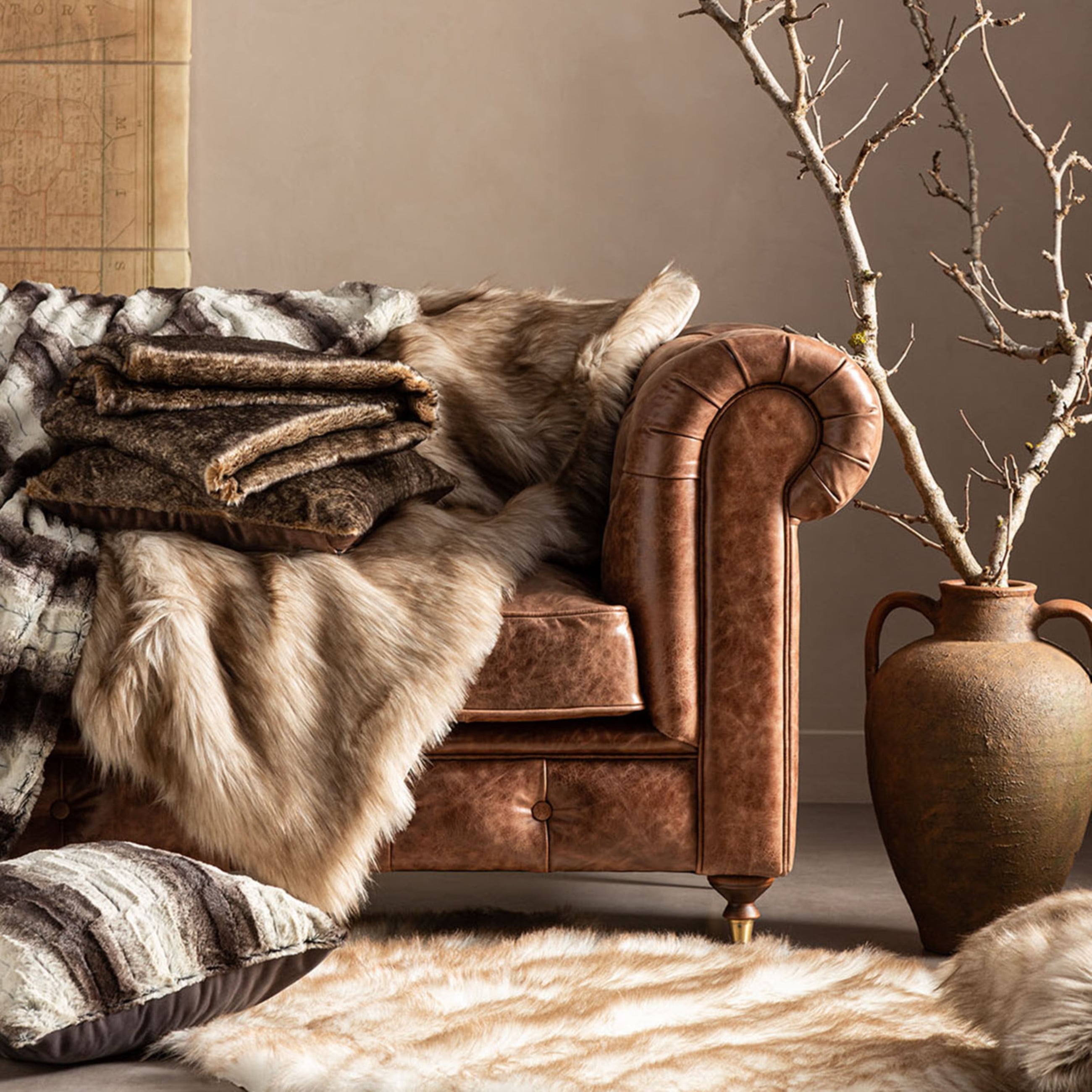 VICTORIA DİZ ÜSTÜ BATTANİYE BEJ 130X150