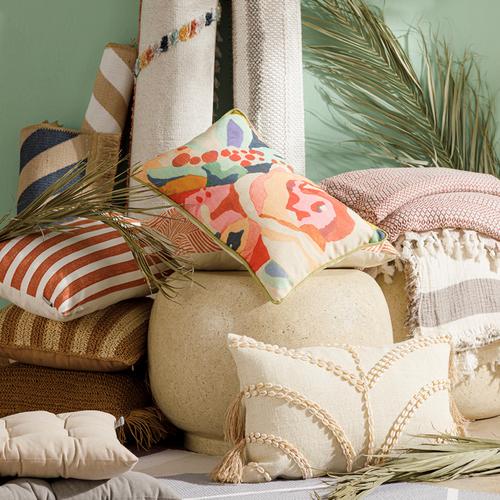  VERA LINES JÜT KIRLENT NATUREL BEJ 45x45