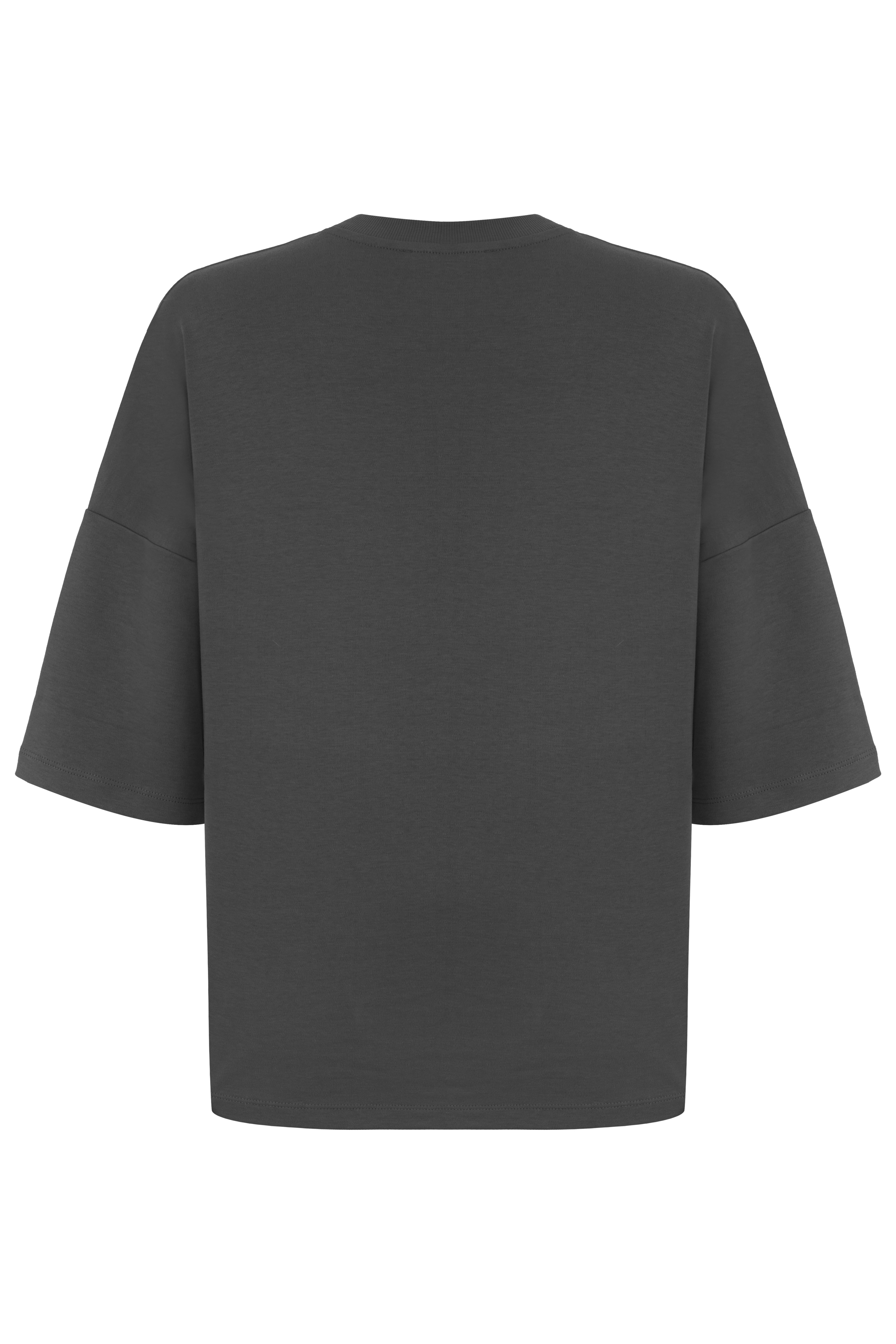 BİSİKLET YAKA KISA KOLLU T-SHIRT