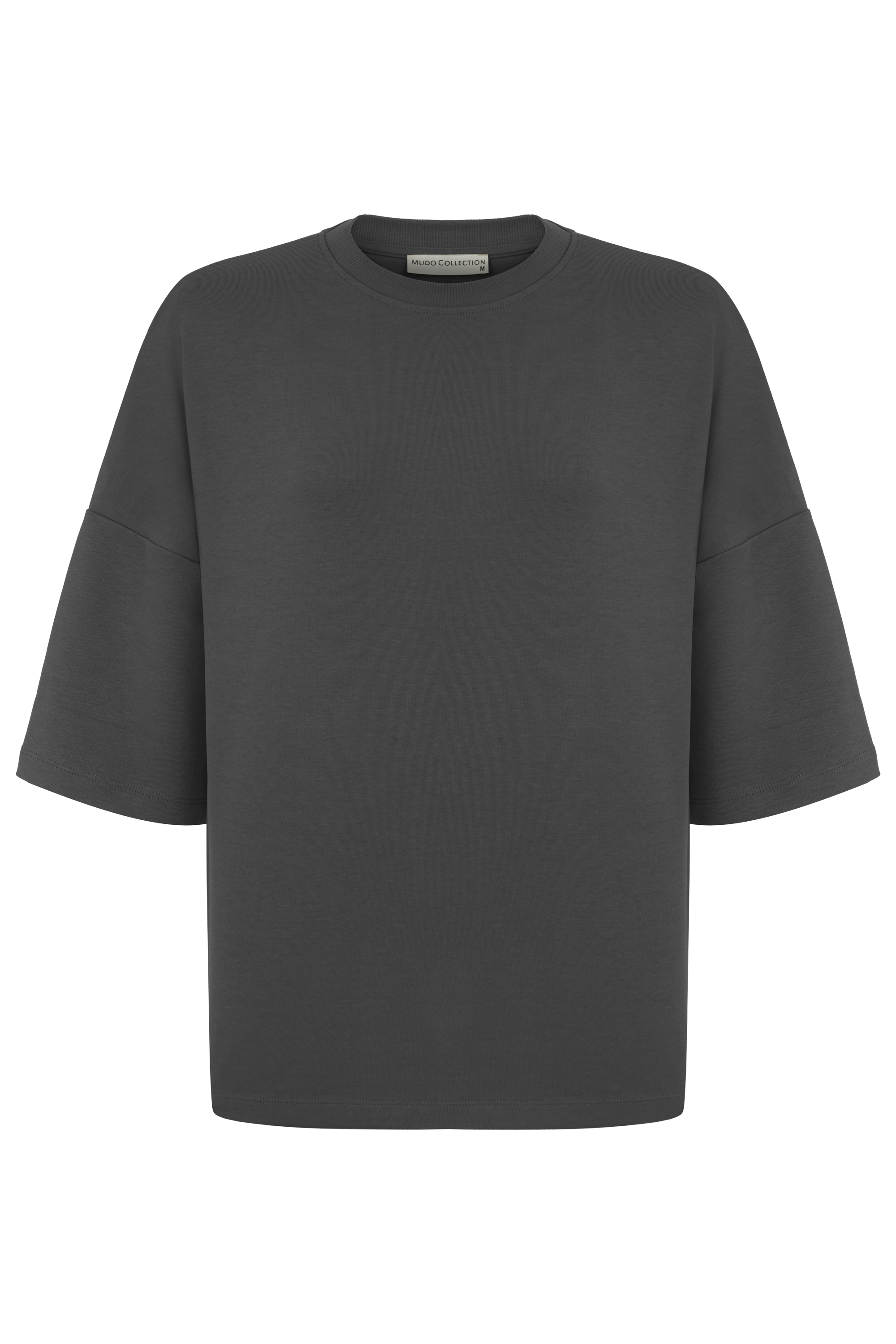 BİSİKLET YAKA KISA KOLLU T-SHIRT