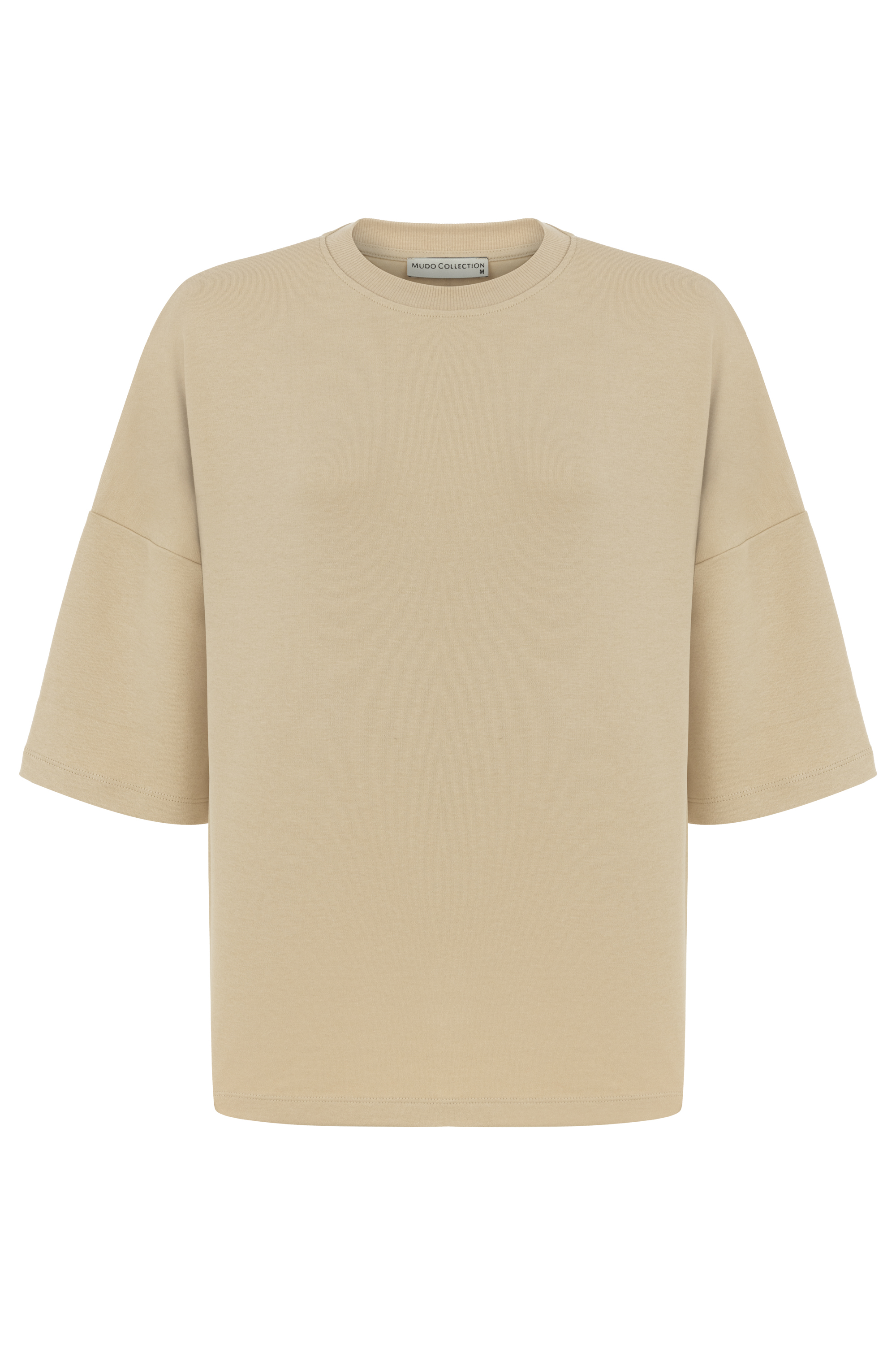 BİSİKLET YAKA KISA KOLLU T-SHIRT