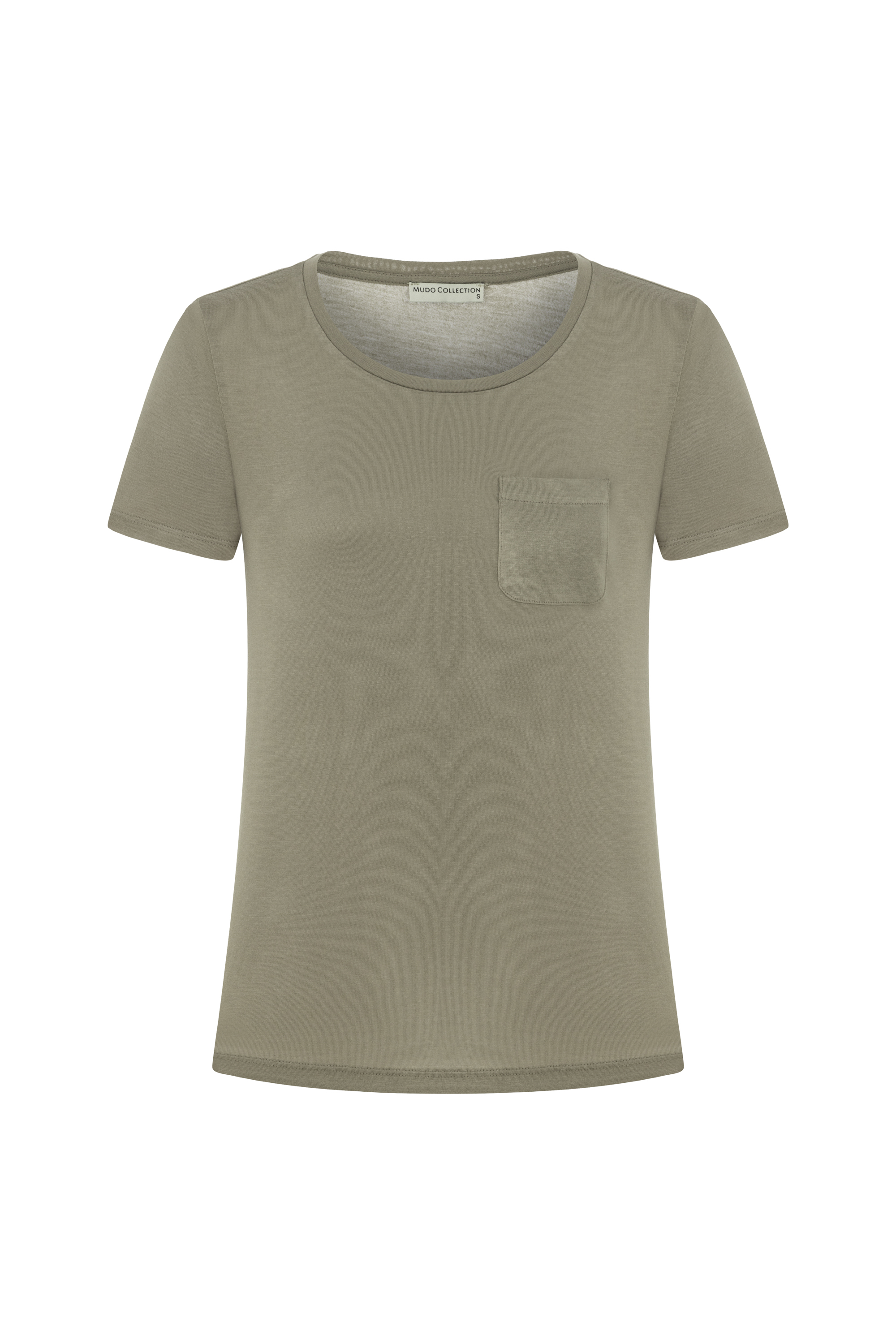 KISA KOLLU VİSKON T-SHIRT