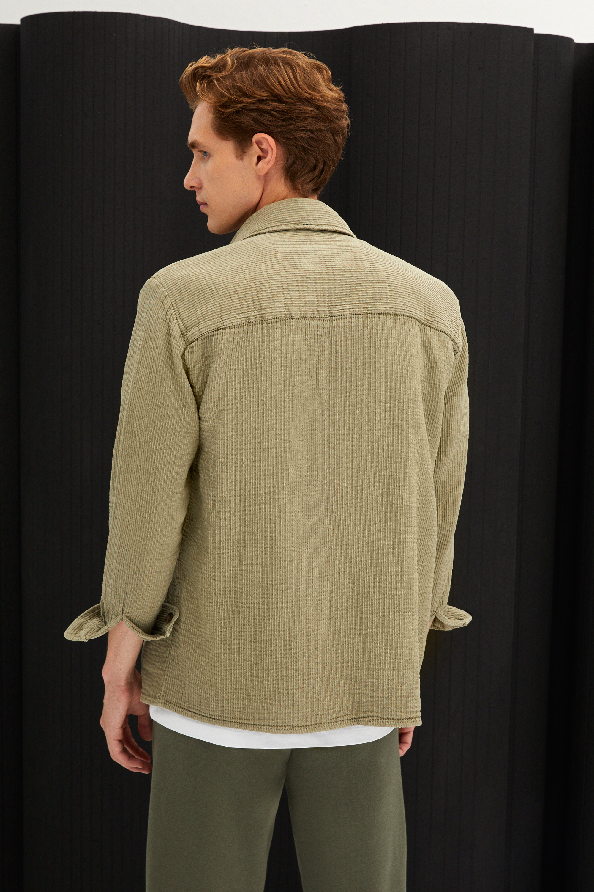 LİYOSEL KARIŞIMLI RAHAT KESİM GÖMLEK