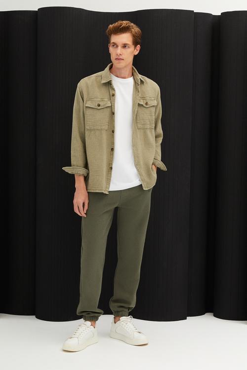  LİYOSEL KARIŞIMLI RAHAT KESİM GÖMLEK