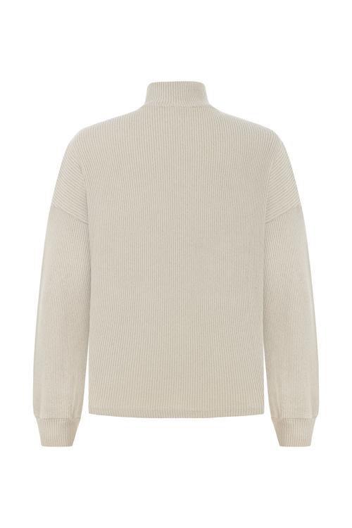  DİK YAKA FERMUARLI SWEATSHIRT