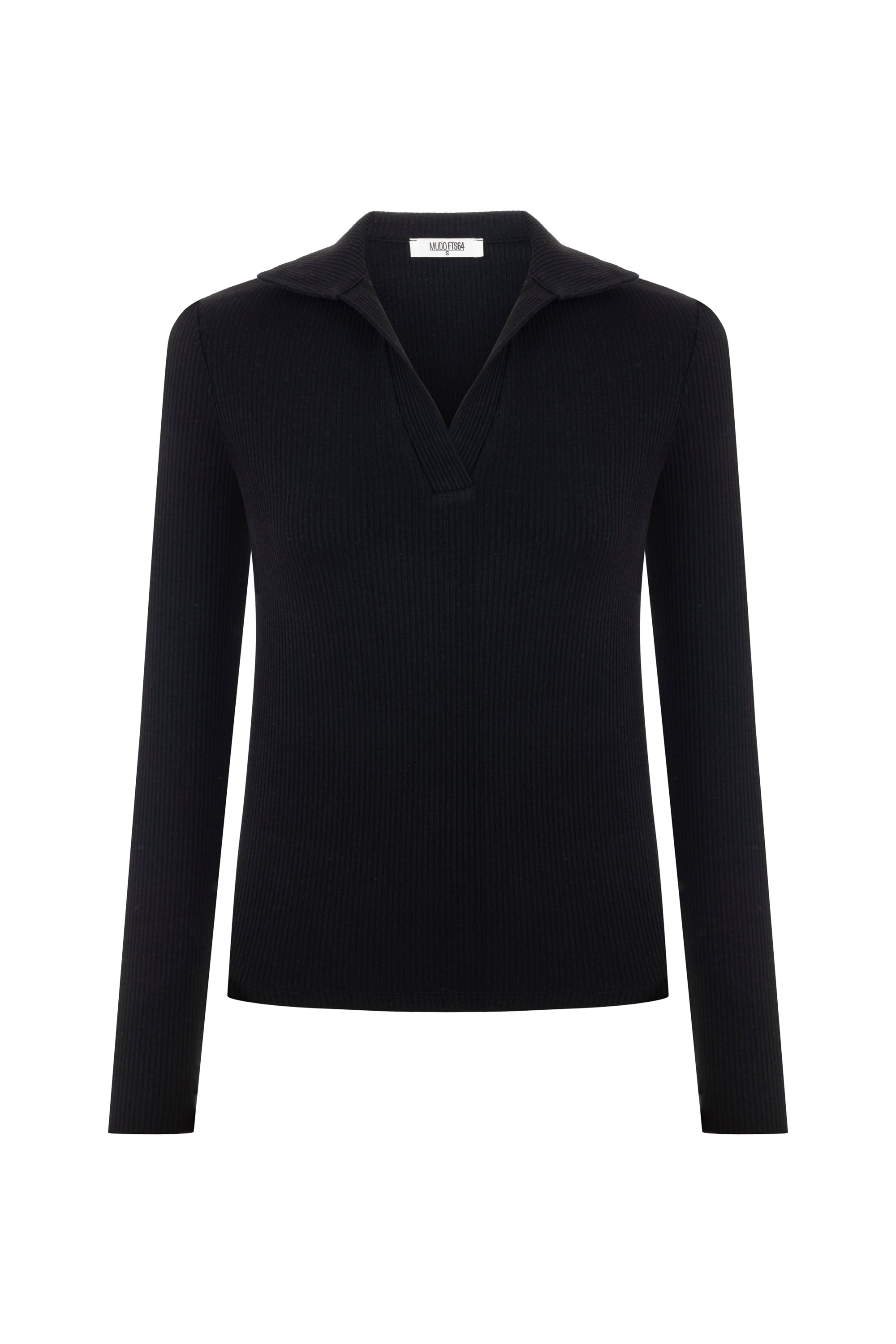 POLO YAKA UZUN KOLLU T-SHIRT