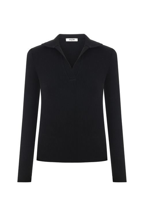  POLO YAKA UZUN KOLLU T-SHIRT