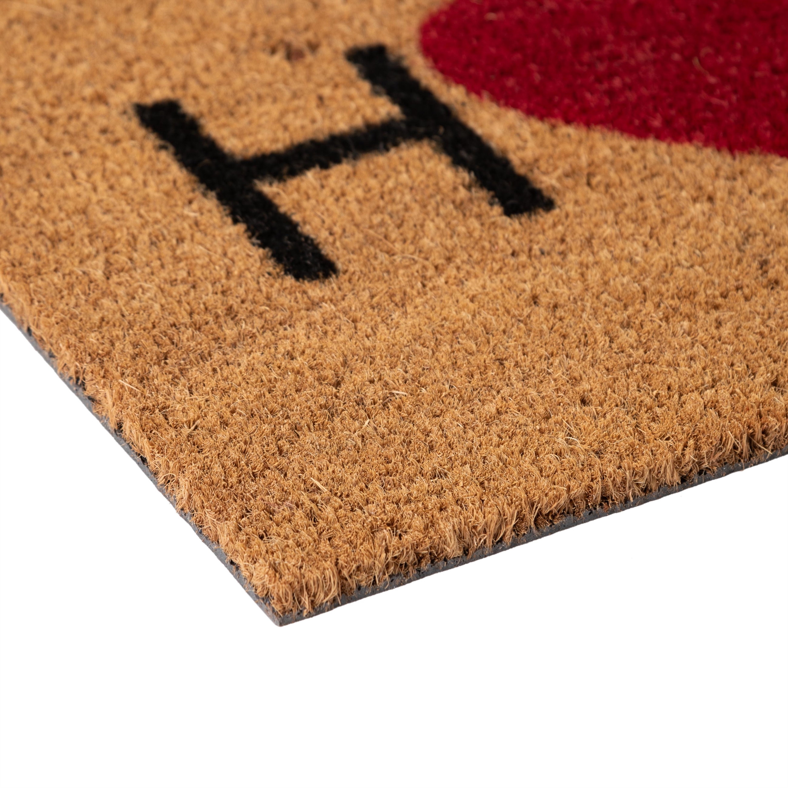 HOME WITH RED HEART 35X60