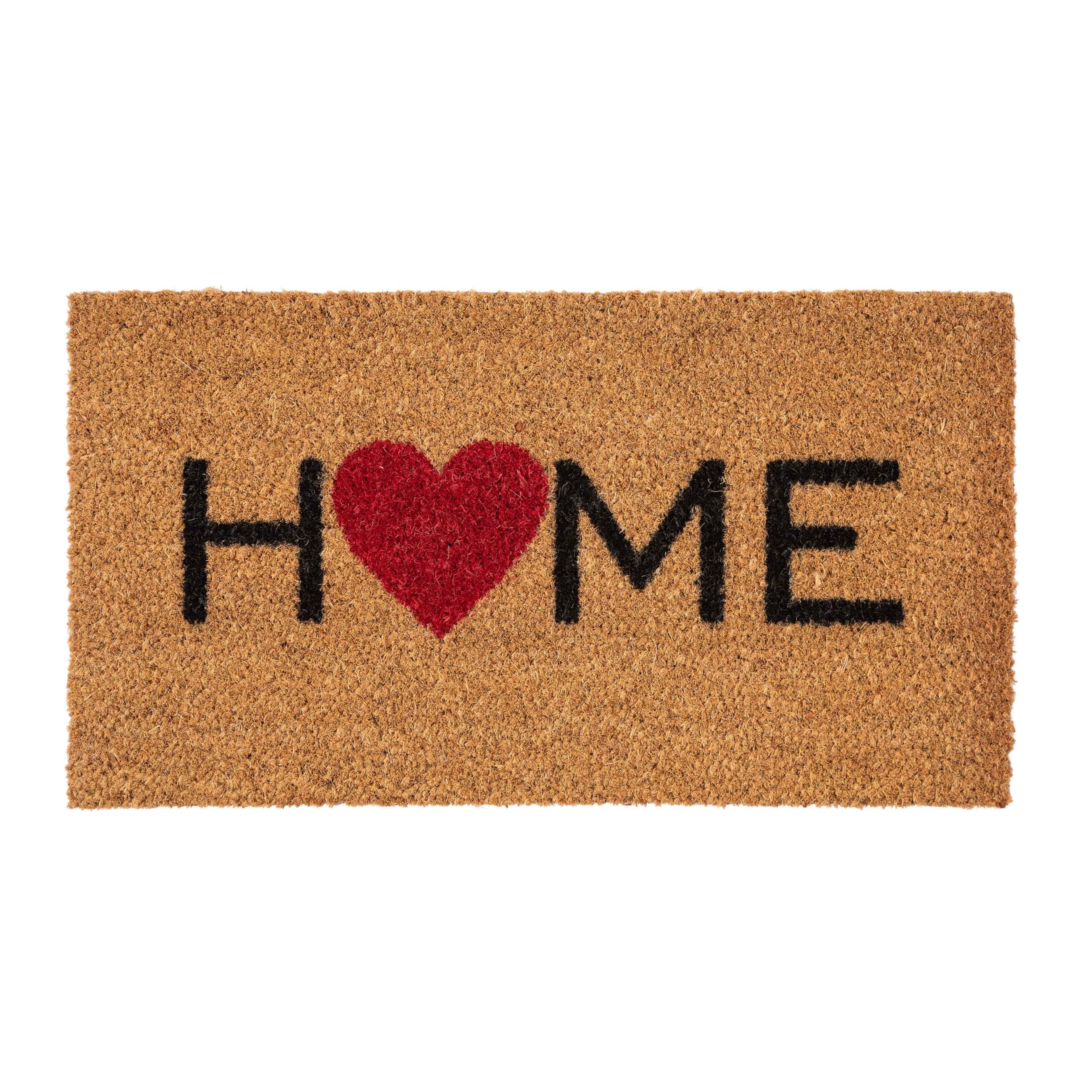 HOME WITH RED HEART 35X60