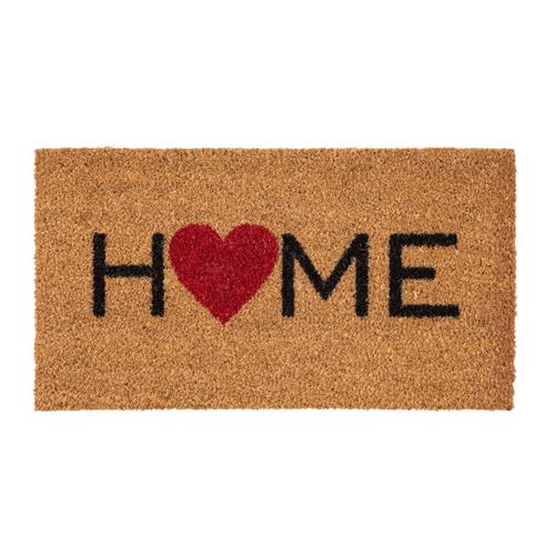  HOME WITH RED HEART 35X60