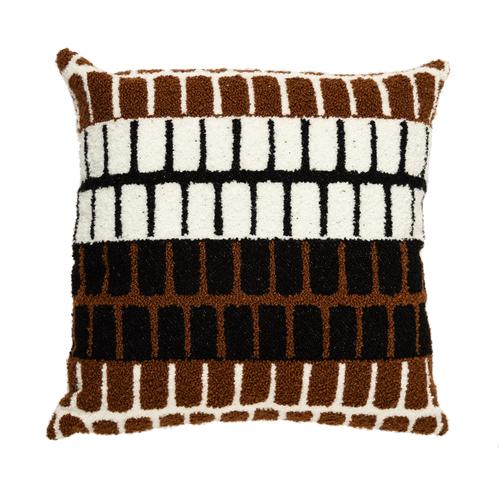  ANN KIRLENT KAHVE SİYAH 45X45