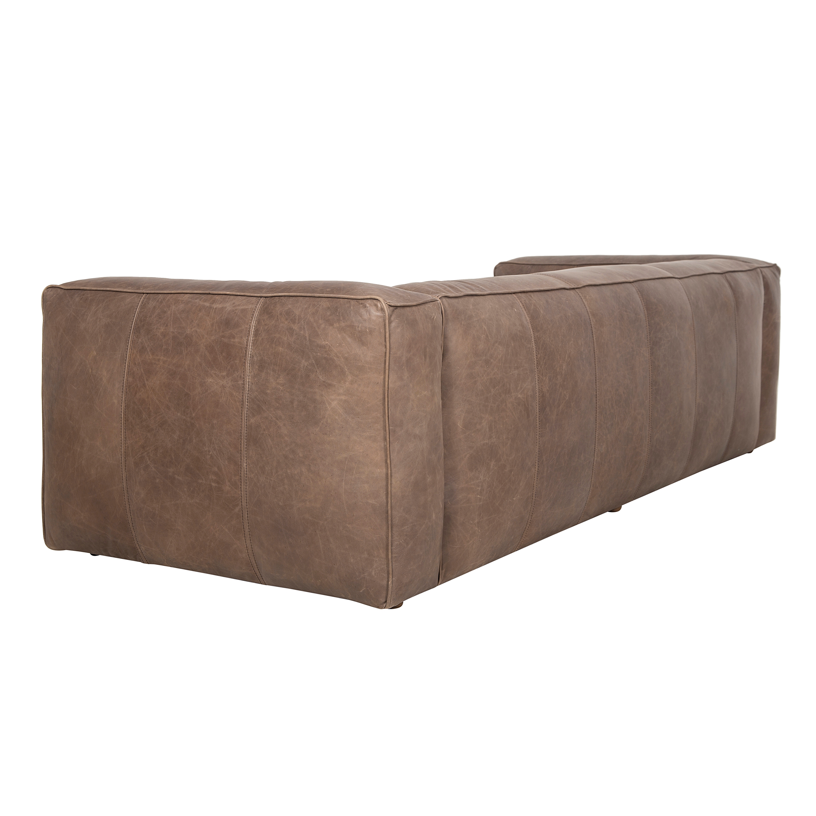 TRIBECA ÜÇLÜ DERİ KOLTUK NATURAL WASHED CHOCOLATE