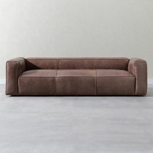  TRIBECA ÜÇLÜ DERİ KOLTUK NATURAL WASHED CHOCOLATE