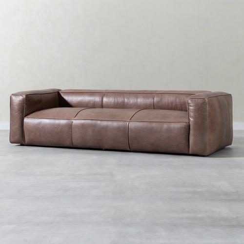  TRIBECA ÜÇLÜ DERİ KOLTUK NATURAL WASHED CHOCOLATE