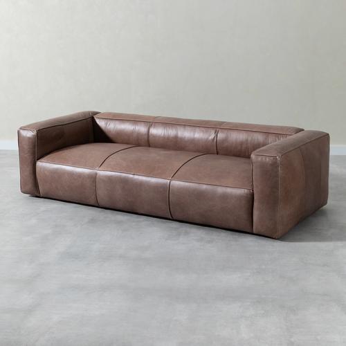  TRIBECA ÜÇLÜ DERİ KOLTUK NATURAL WASHED CHOCOLATE