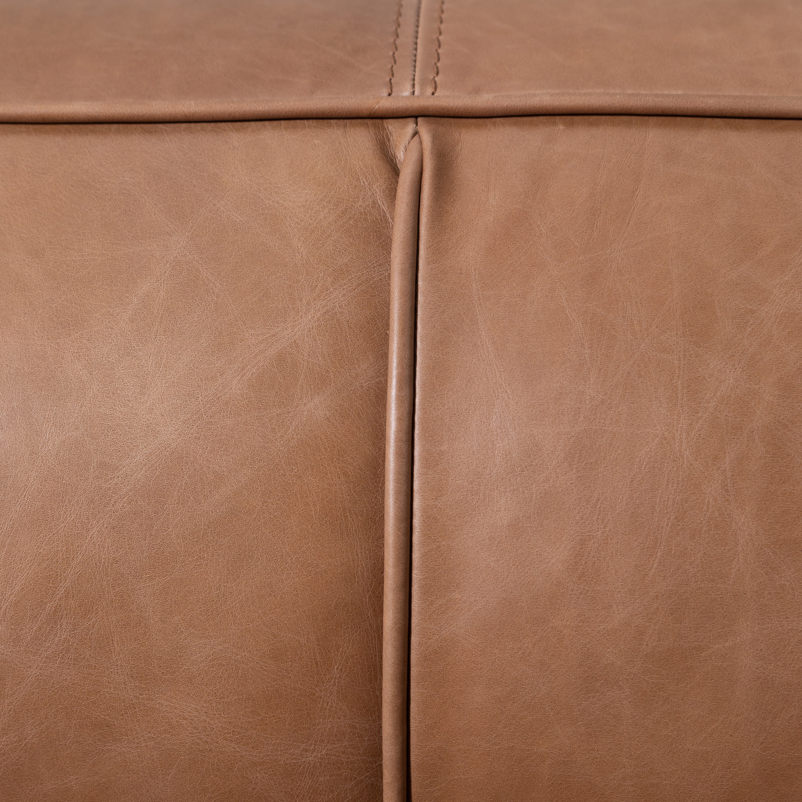 TRIBECA ÜÇLÜ DERİ KOLTUK NATURAL WASHED CAMEL