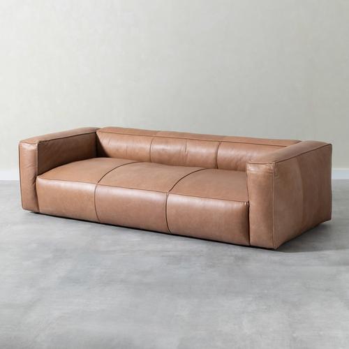  TRIBECA ÜÇLÜ DERİ KOLTUK NATURAL WASHED CAMEL