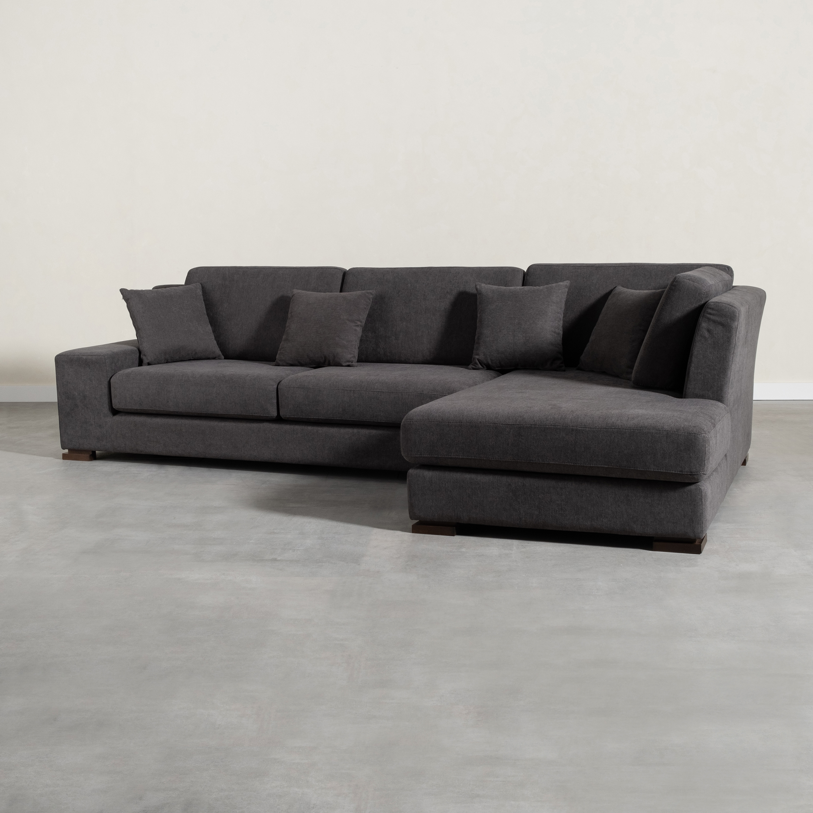 CAPRI AHŞAP AYAK L KOLTUK SOL ANTRASİT