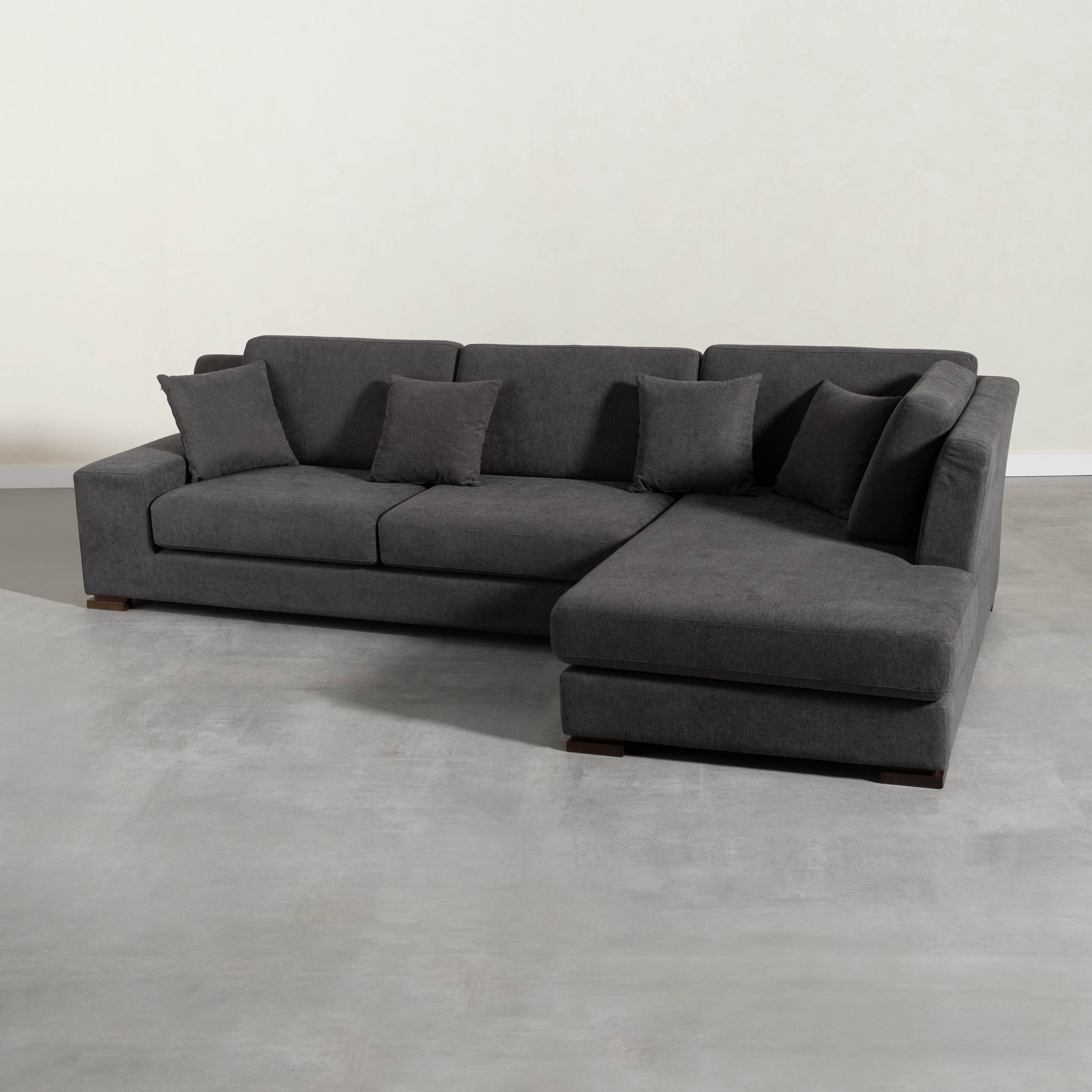 CAPRI AHŞAP AYAK L KOLTUK SOL ANTRASİT