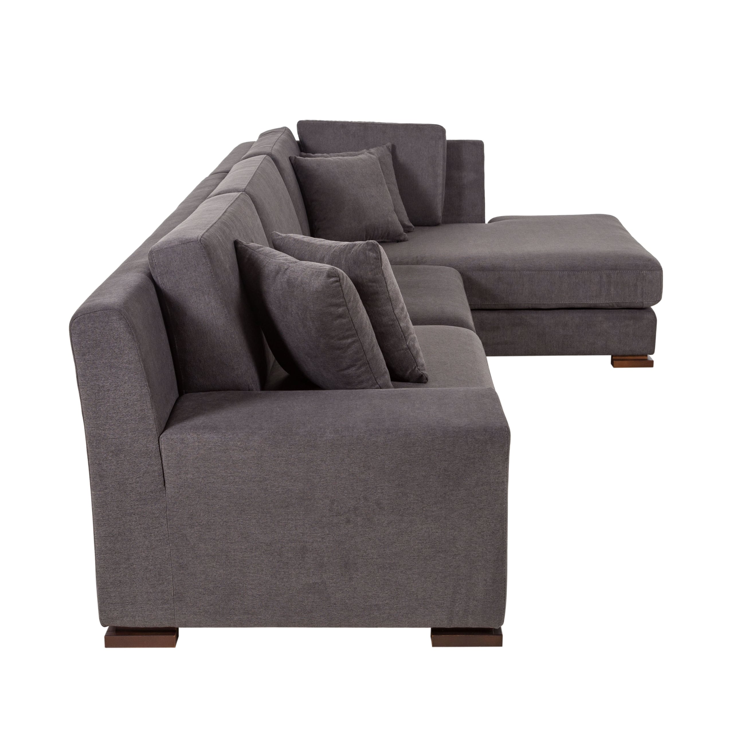 CAPRI AHŞAP AYAK L KOLTUK SOL ANTRASİT