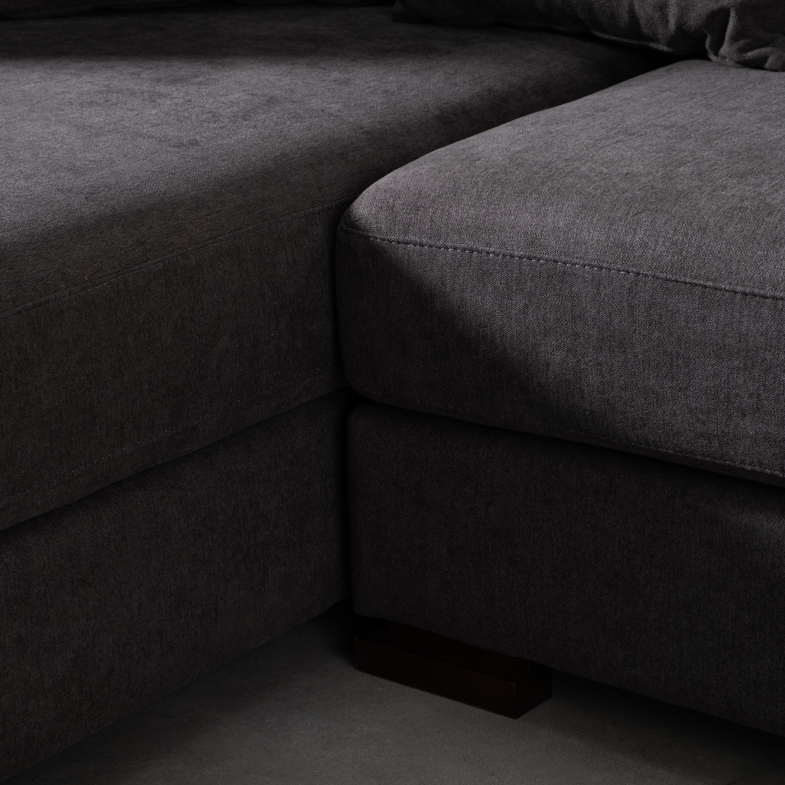 CAPRI AHŞAP AYAK L KOLTUK SOL ANTRASİT