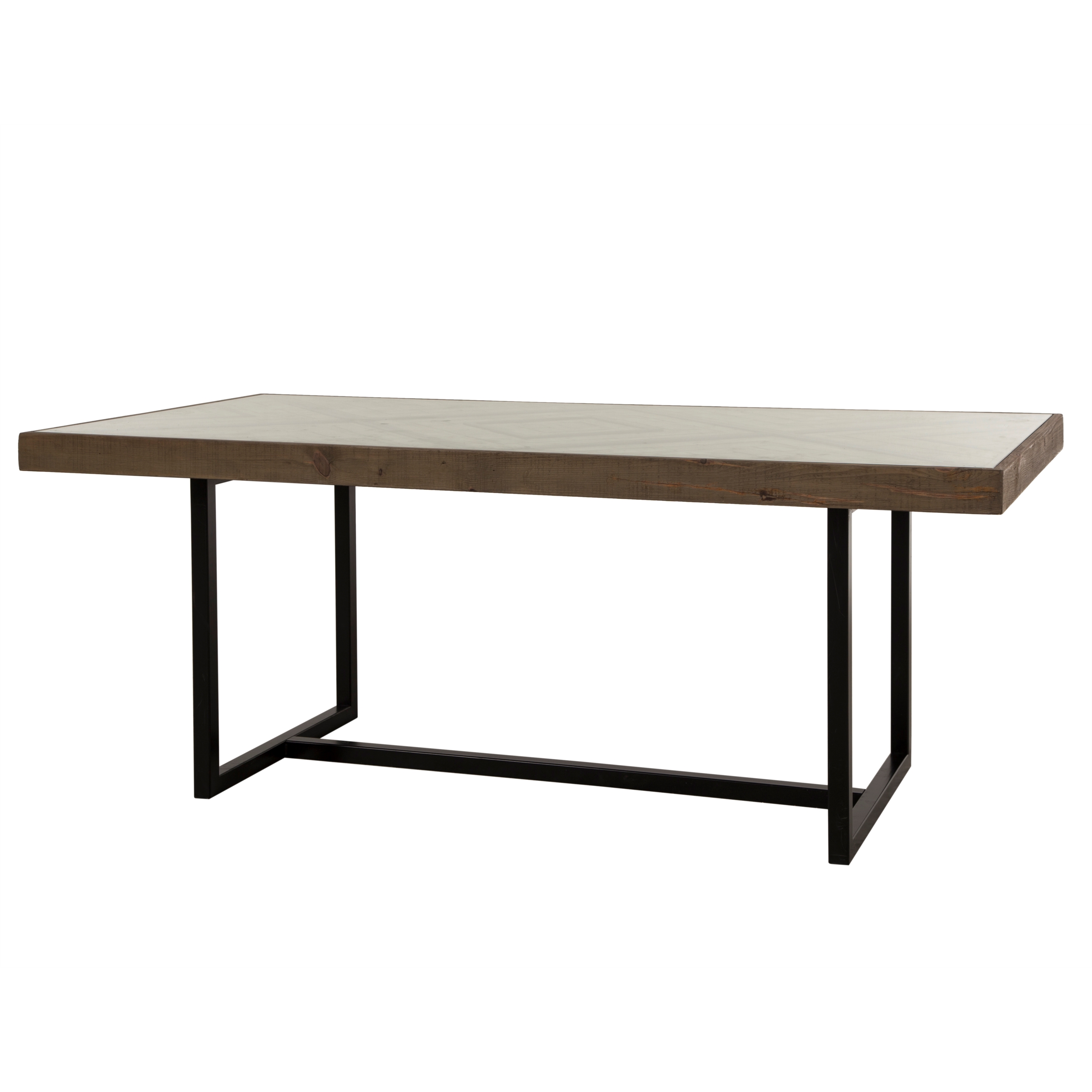 VERTICAL CAM TABLALI MASİF AHŞAP YEMEK MASASI ÇAM