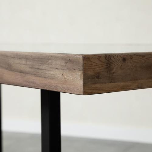  VERTICAL CAM TABLALI MASİF AHŞAP YEMEK MASASI ÇAM