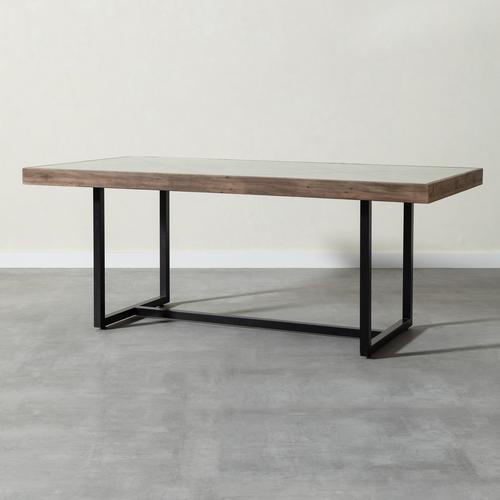  VERTICAL CAM TABLALI MASİF AHŞAP YEMEK MASASI ÇAM