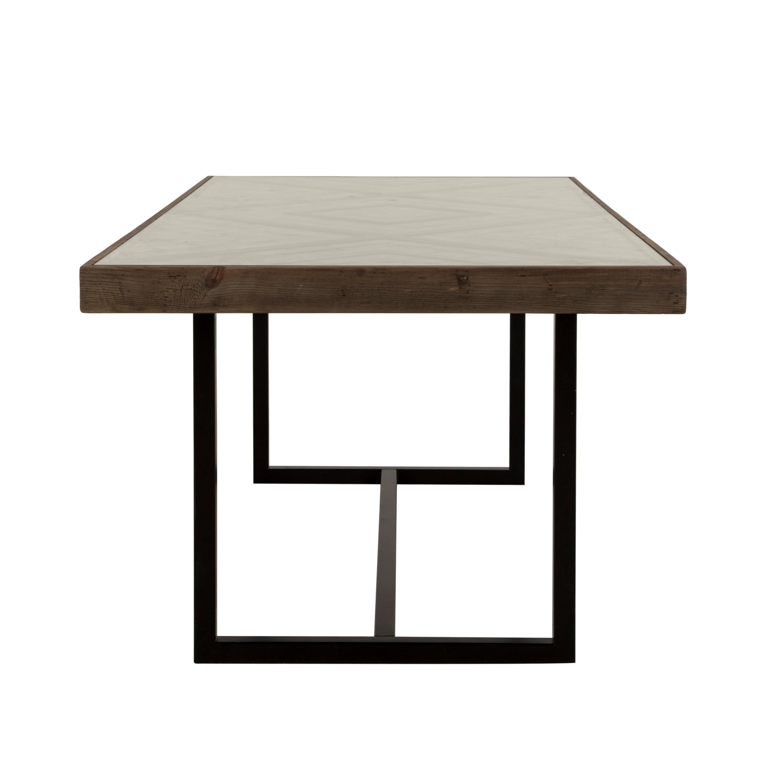 VERTICAL CAM TABLALI MASİF AHŞAP YEMEK MASASI ÇAM