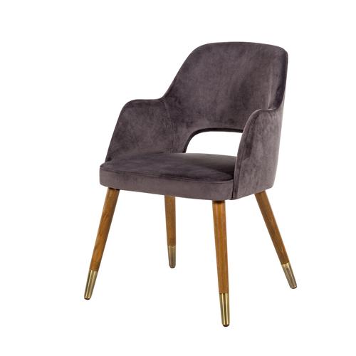  SPRING KUMAŞ SANDALYE GRİ