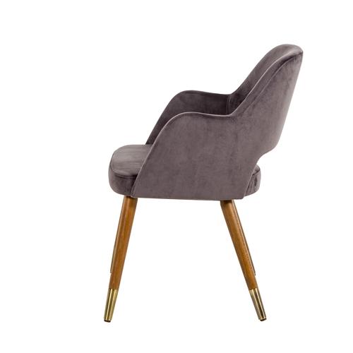  SPRING KUMAŞ SANDALYE GRİ