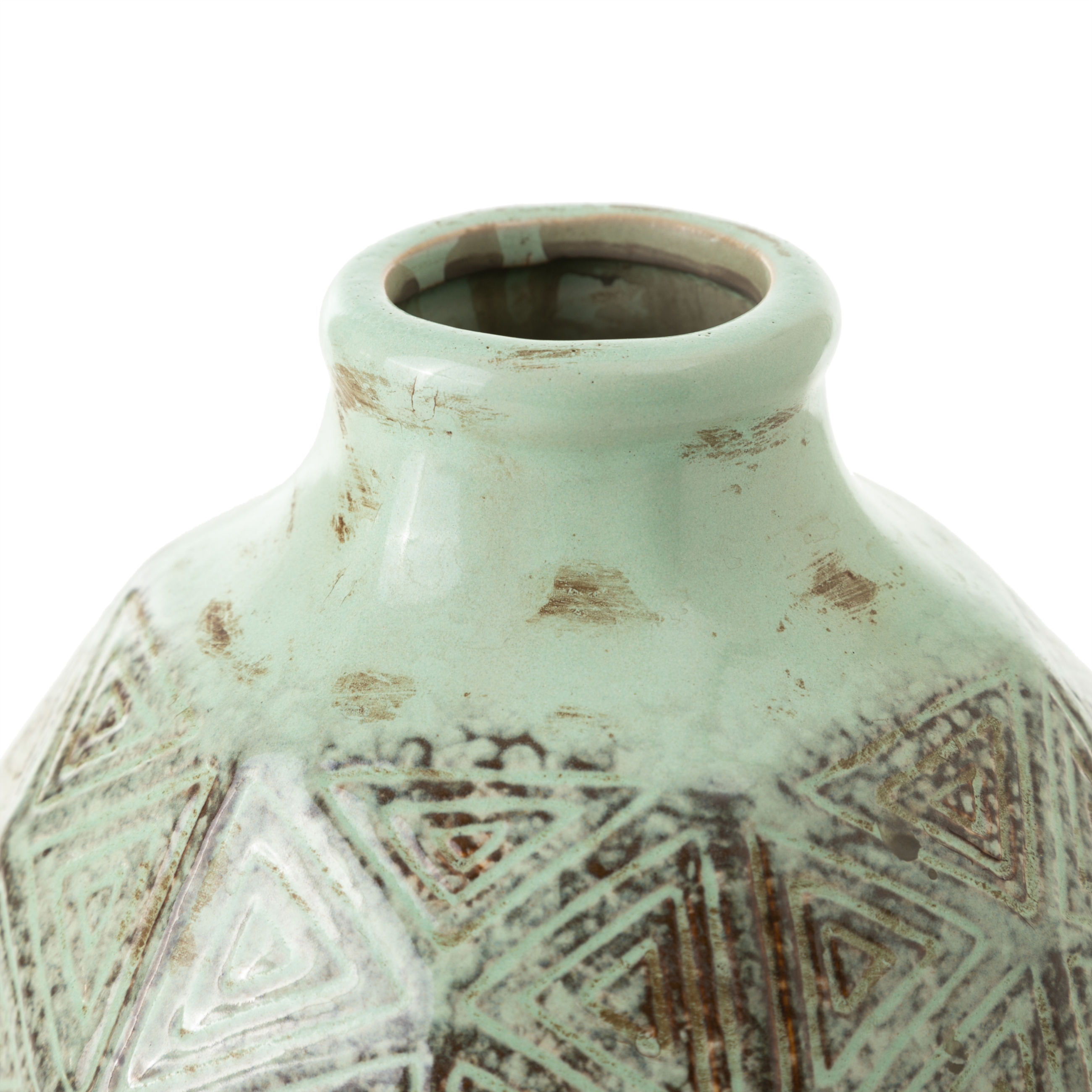 ANGLED SERAMİK VAZO 19X20 CM