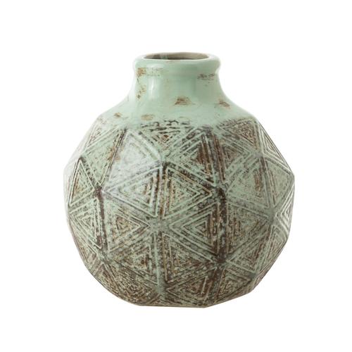  ANGLED SERAMİK VAZO 19X20 CM