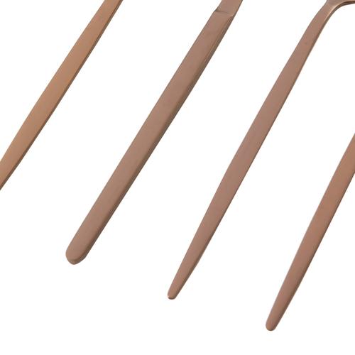  GRAND 24 PARÇA ÇATAL KAŞIK BIÇAK TAKIMI- MAT BAKIR