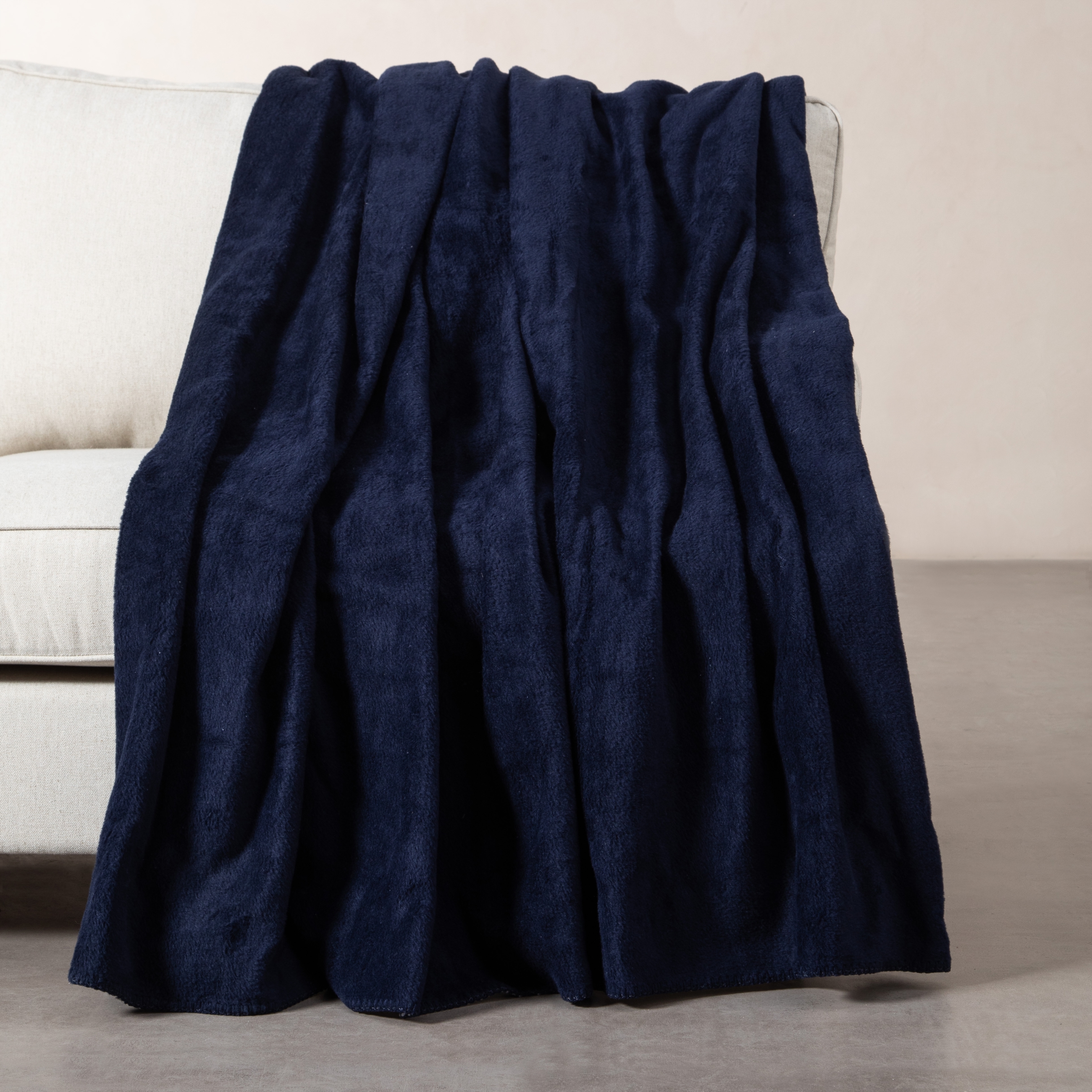 ENNY ÇİFT TARAFLI BATTANİYE GRİ LACİVERT 200X220