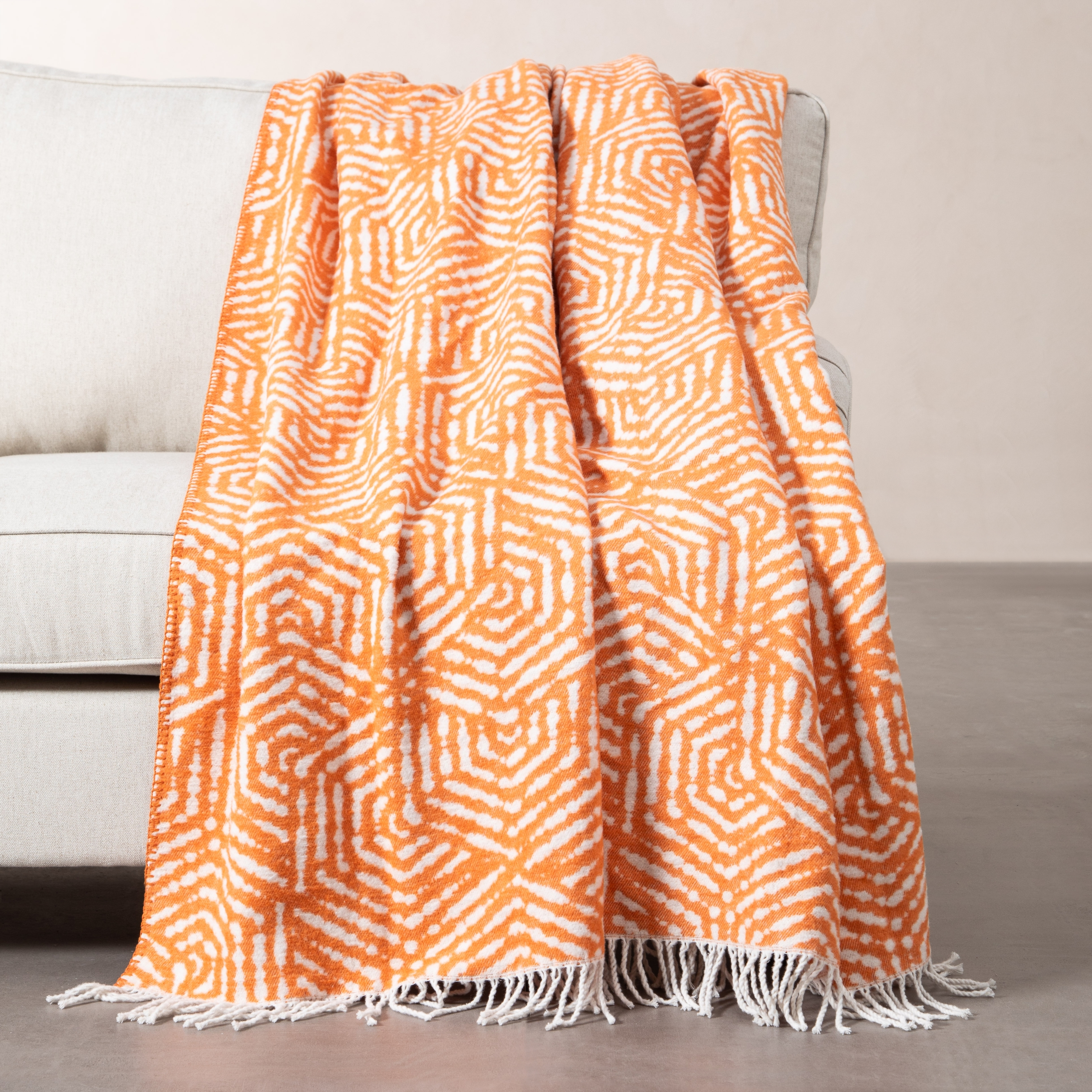 DORA PÜSKÜLLÜ BATTANİYE TURUNCU 200X220