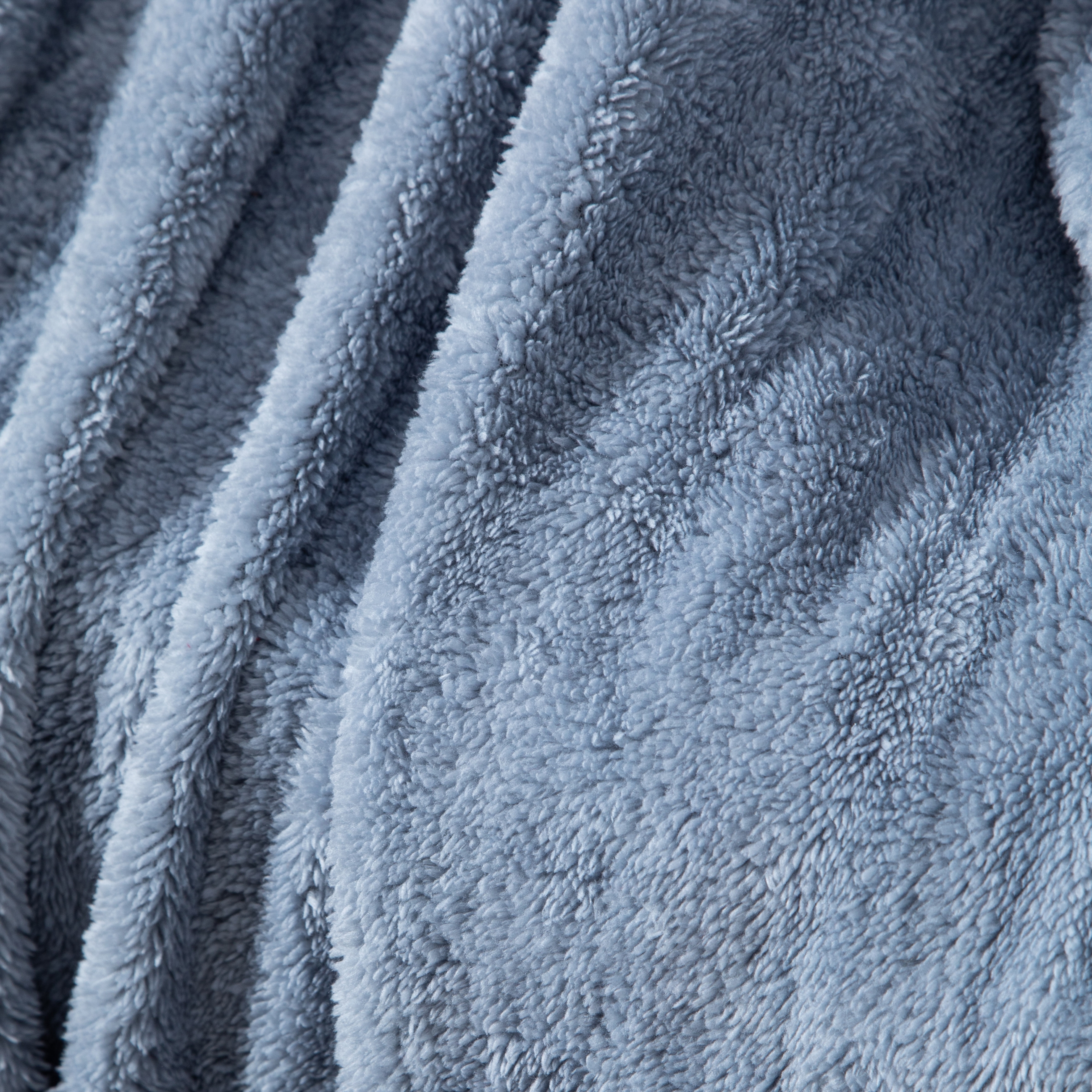 PONPONLU DİZ ÜSTÜ BATTANİYE GRİ 130X160