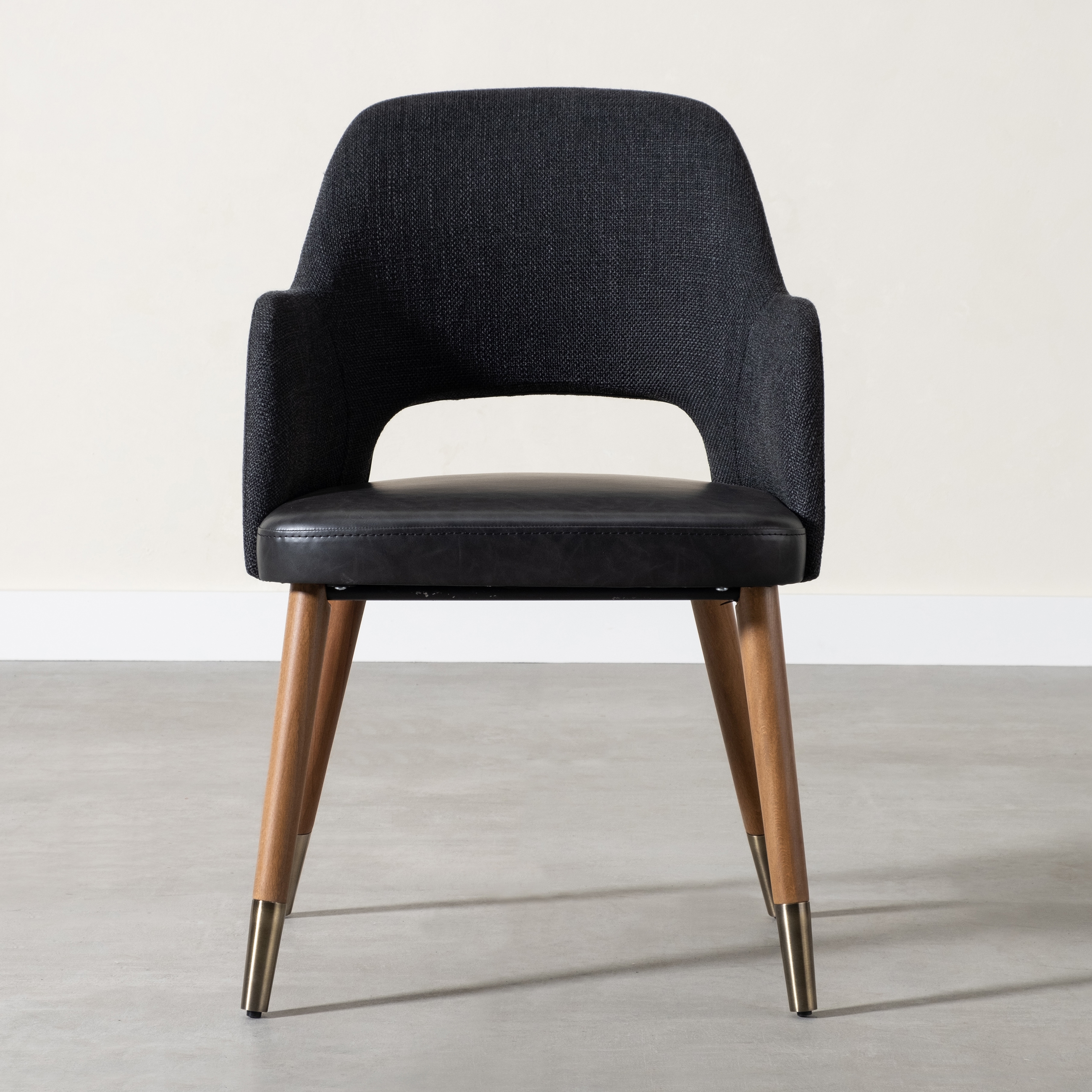 SPRING KUMAŞ SANDALYE KOYU GRİ