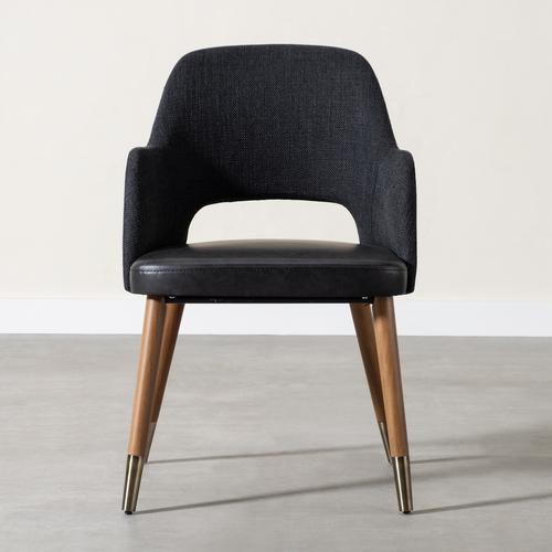  SPRING KUMAŞ SANDALYE KOYU GRİ