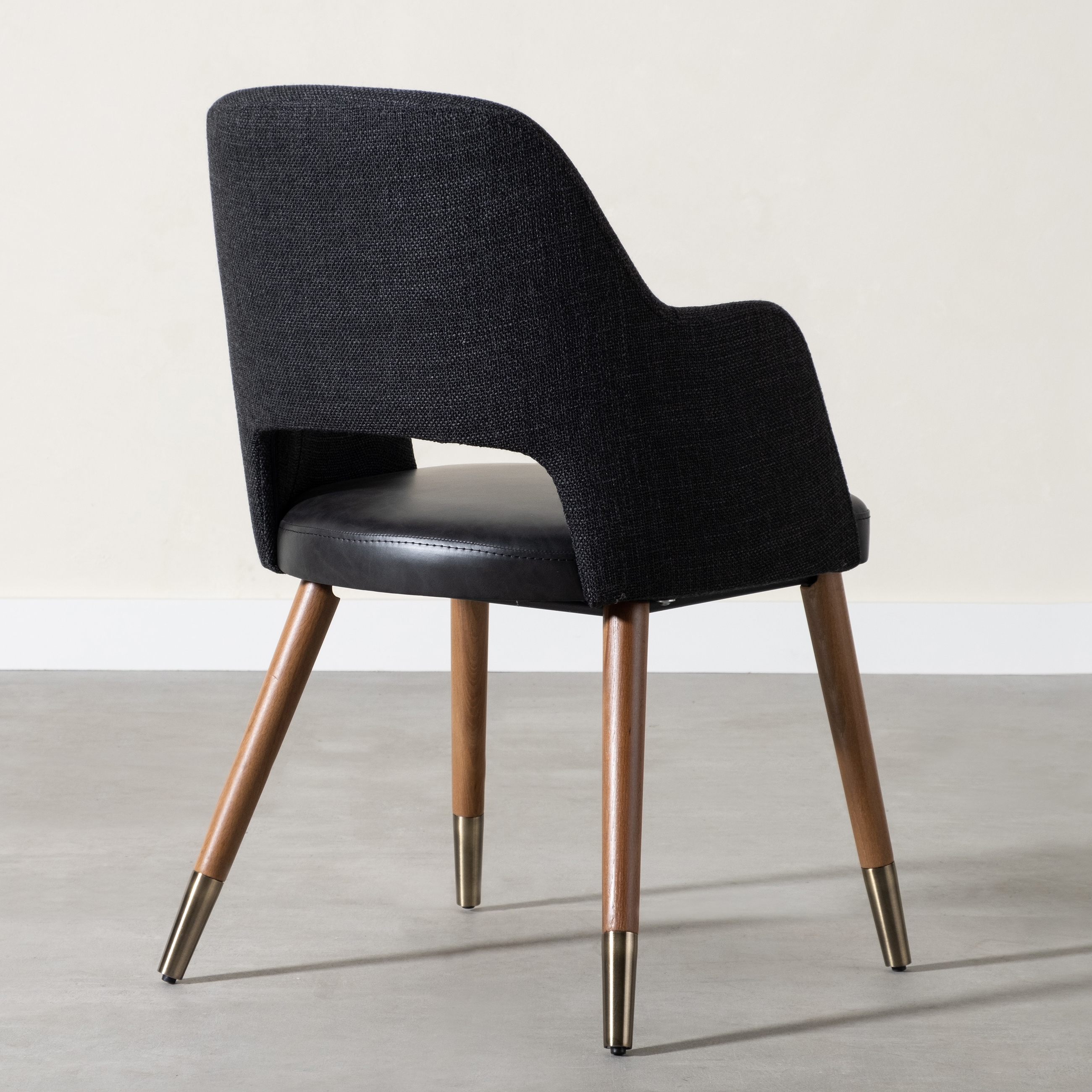 SPRING KUMAŞ SANDALYE KOYU GRİ