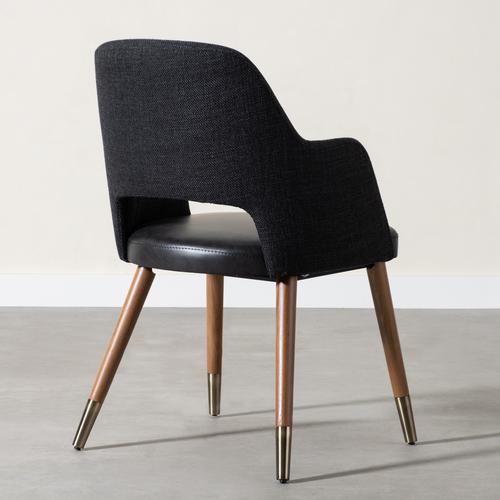  SPRING KUMAŞ SANDALYE KOYU GRİ