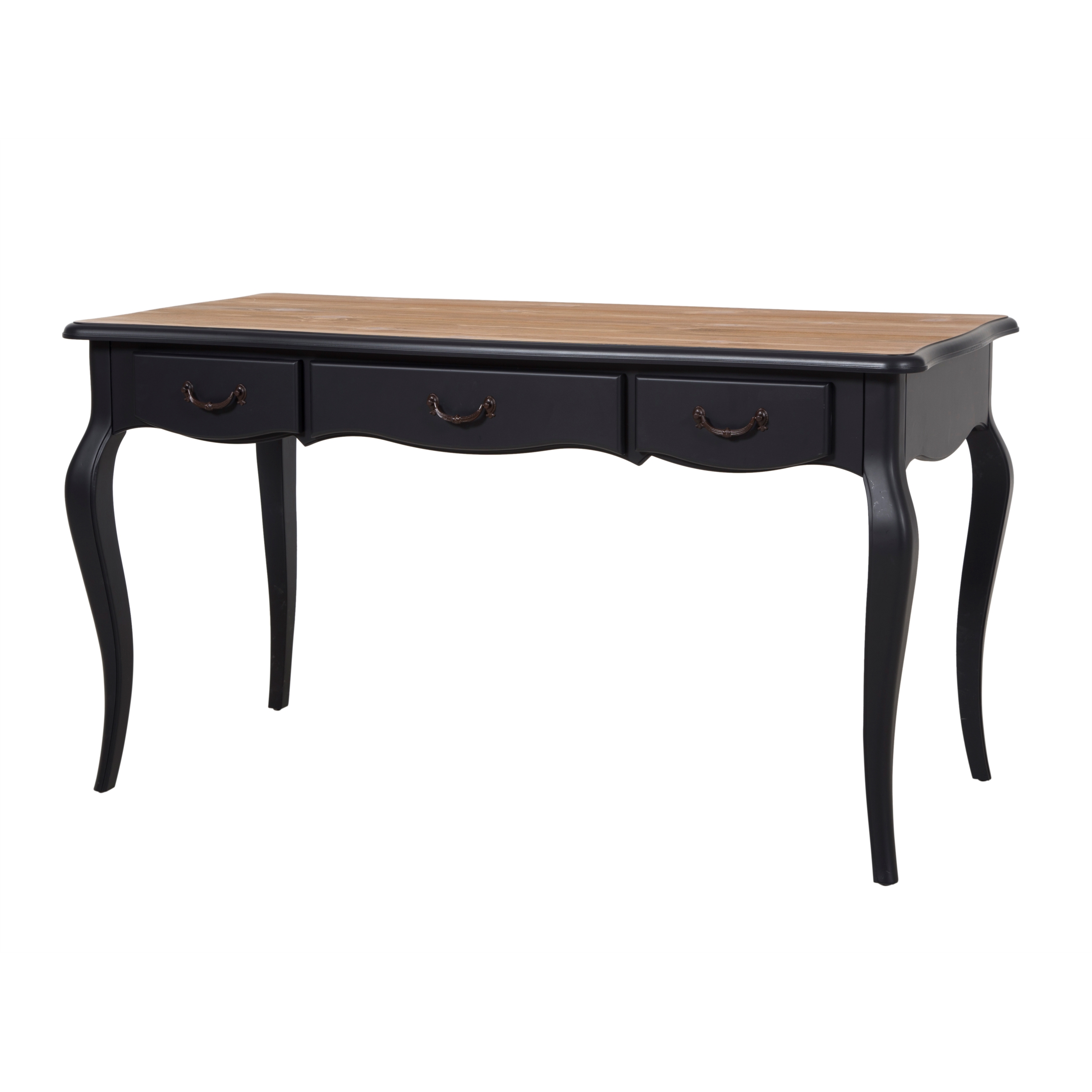 ANGELINA AHŞAP ÇALIŞMA MASASI SİYAH