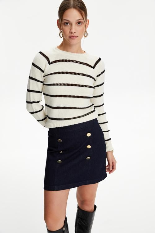  ÇİZGİLİ TRİKO KAZAK