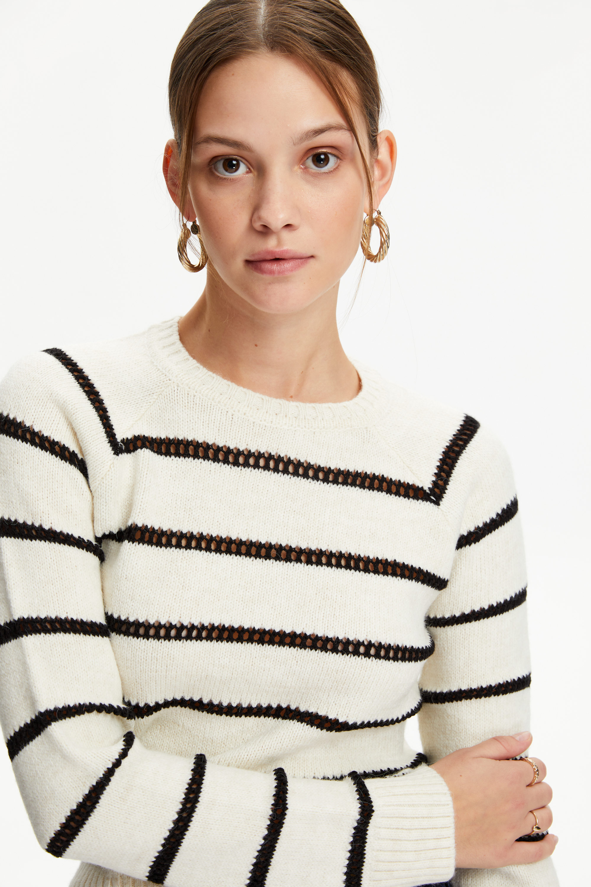 ÇİZGİLİ TRİKO KAZAK